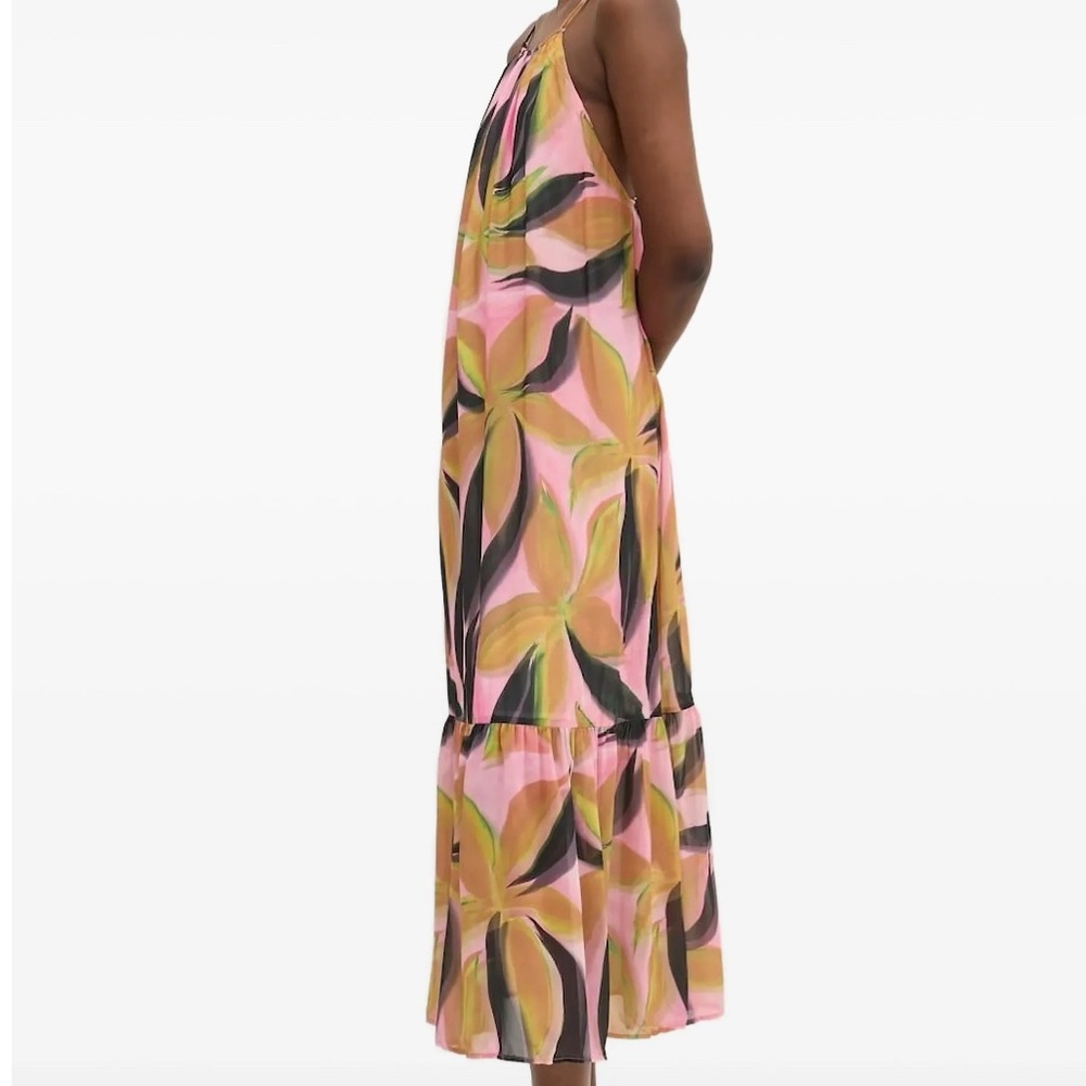 Desigual Multicolor Floral Midi Dress